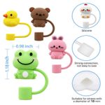 5 Pcs Straw Cover
