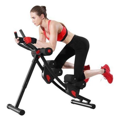 LASA LASA Foldable Fitness Ab Trainer – Abdominal Crunch Machine, Home Gym Equipment for Core Strength &amp; Belly Fat Workout
