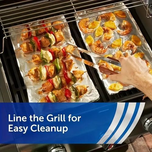 2pcs Food Grade Tin Foil For Air Fryer/oven (20m*30cm)