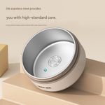 Double-layered stainless steel bento box, portable insulated lunch box with insulated bag