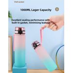 Homarom New Water Bottles Portable Sports Water Bottle,Gradient Drink Bottle