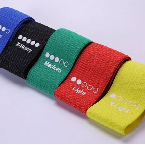 5-Level FABRIC Resistance Bands Sets with Different Hip Circle for Exercise / 5pc Resistance exercise Bands