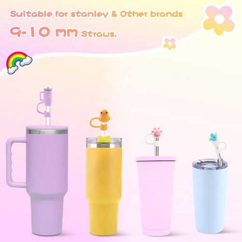 10pcs Straw Cover Cap For Stanley Cup