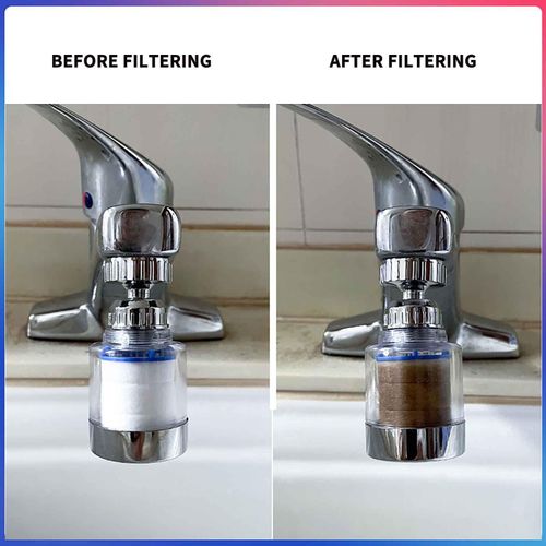 Kitchen faucet filter, chlorine heavy metal removal filter
