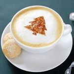 16Pcs/Set Coffee Printing Flower Model Cafe Latte Cappuccino