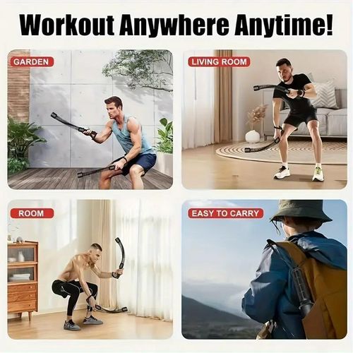 2 Heavy-Duty Cordless Hammers for Fitness Training - Black