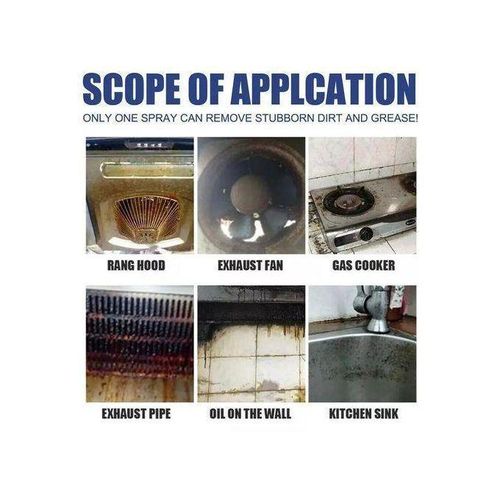 Kitchen grease and rust remover