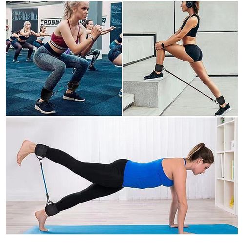 Fitness Buckle Hip Trainer Foot Ring Leg Ankle Strap Training Device
