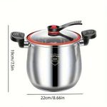 Universal 8L Stainless Steel Pressure Cooker