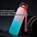 Homarom New Water Bottles Portable Sports Water Bottle,Gradient Drink Bottle