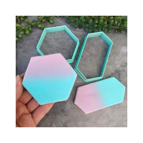 Hexagon Plastic Cookie Cutter