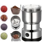 RAF Stainless Steel Multifunctional Electric Grinder &amp; Coffee Maker - Mini Spice, Coffee, and Masala Grinder for Beans, Nuts, and Grains - Household Mixer Grinder-300W