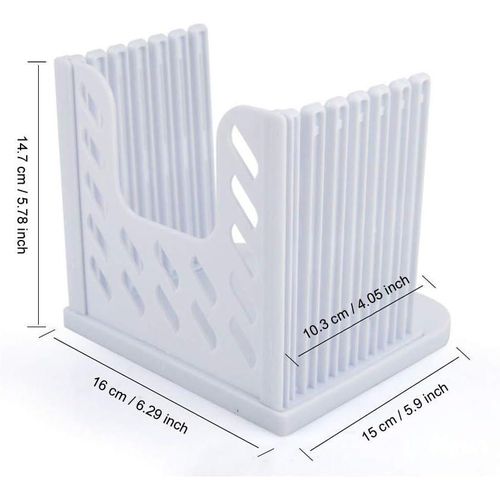 Adjustable Bread Slicer &amp; Cutting Guide for Homemade Bread - Foldable Plastic Kitchen Baking Tool