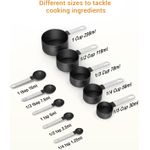 10-piece Stackable Stainless Steel Handle Precision Spoon Measuring Spoon Set