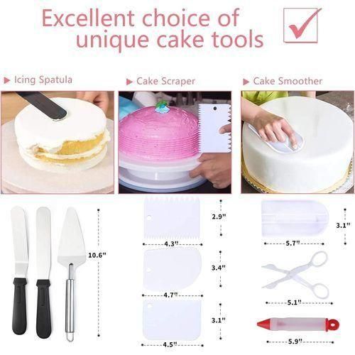 322-Piece Cake Turntable Set for Cake Decorating, Cake Decorating Tool, Decorating Spatula