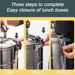 Pureliving 3-Layer Stainless Steel Lunch Box