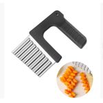 French Fries Cutter Potato and vegetable Slicer Wavy Edged