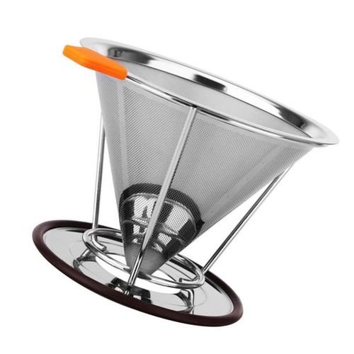 Stainless Steel Reusable Coffee Filter with Stand