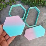 Hexagon Plastic Cookie Cutter