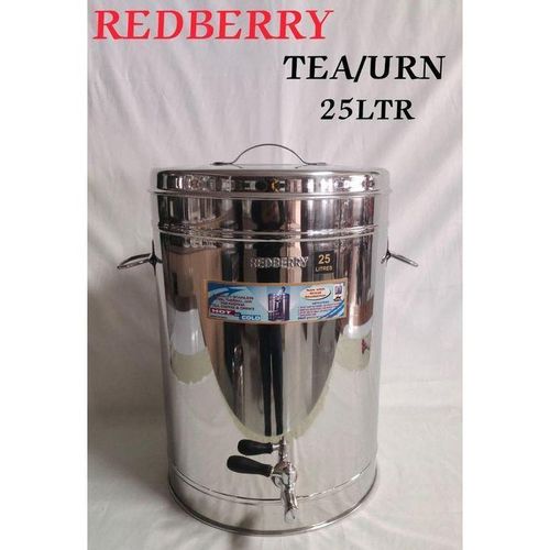 Redberry 10Ltr Double Wall Insulated Stainless Steel Tea Urn for Home, Events, Restaurants Use