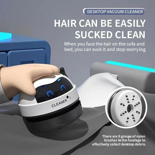 Desktop vacuum cleaner powerful, dust suction cleaning