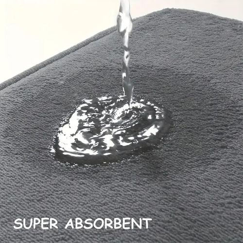 L-shaped household kitchen oil-absorbing and non-slip foot mat (150*150cm)
