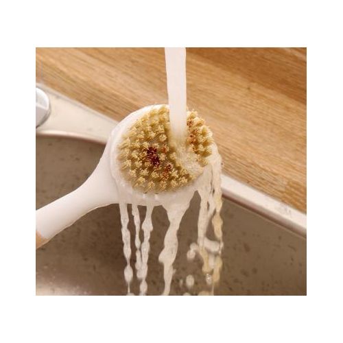 3pcs kitchen cleaning brush, wooden handle pot brush, dish brush