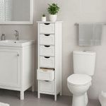LASA White Storage Cabinet - Compact Organizer for Any Space