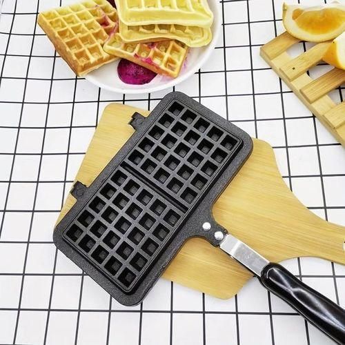 Non-stick Waffle Pan, Waffle Maker Breakfast Pan With Heat-proof Handle