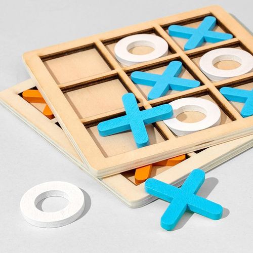 Making XO Tic Tac Toe Toys for Children's Intellectual and Logical Thinking Training