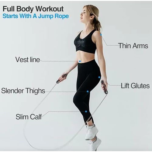 Wire Skipping Rope Burning Fat Fitness Jumping Rope
