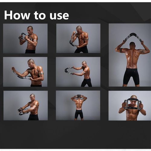TodyJeyHo Chest Workout, Body Toning Kit, 40-100lb Adjustable Chest Workout Equipment, Portable Spring Resistance Home Fitness Equipment, Detachable Design