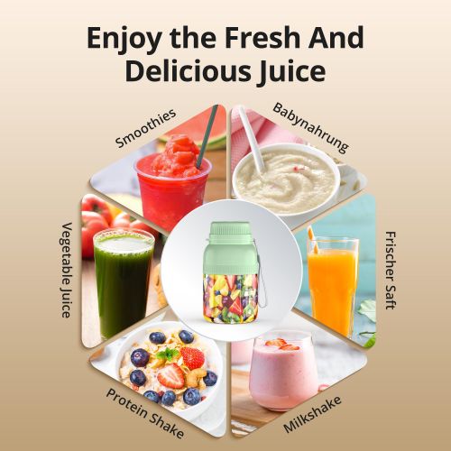 Inkbird Portable Personal Blender for Smoothies &amp; Milkshakes Travel Juicer Cup