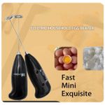 OIPETLUCK Hand-held Egg Mixer Egg Whisk Milk Foamer Frother