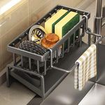 Kitchen Sink Drain Rack  Dishcloth Towel Rack Filter Basket