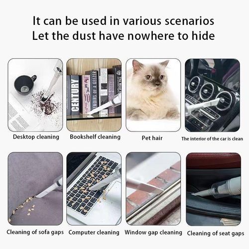MATIHO 3-in-1 High Power Car Vacuum Cleaner, 120W Strong Suction for Dry &amp; Wet Use, Portable Handheld Vacuum for Car/Home/Pet Hair
