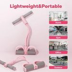 Multifunction Pedal Resistance Band, Elastic Pull Rope Fitness, Full-Body Workout at Home Gym, Exercise Sit-up, Yoga, Abdominal Training