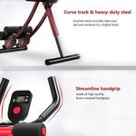 LASA LASA Foldable Fitness Ab Trainer – Abdominal Crunch Machine, Home Gym Equipment for Core Strength &amp; Belly Fat Workout
