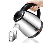 Roch REK-815-E Electric Kettle - 2L - 1500W - Silver  (1YR WRTY)