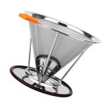 Stainless Steel Reusable Coffee Filter with Stand