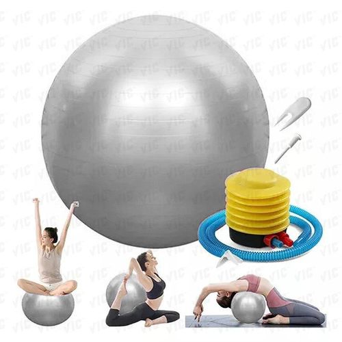 VIC 75cm Fitness Yoga SET Balance Ball Pregnant Women Rehabilitation Exercise Pilates