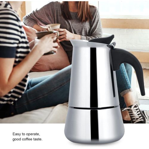 600ml Stainless Steel Filter Stovetop Coffee Maker