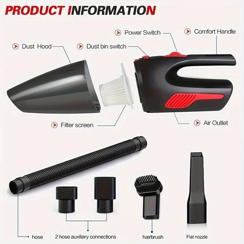 Home/Car Smart Vacuum Cleaner, USB Cordless Vacuum Cleaner, Keyboard Cleaner