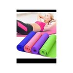 Yoga MAt Extra Thick Exercise YogaMat with Carrying Strap, Cushioned Support, for Fitness and Gym Workouts
