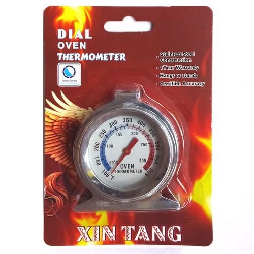 Stainless Steel Stand Up Oven Thermometer Gauge Gage