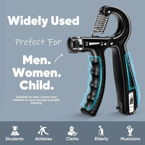 VIC Grip Strength Trainer, Hand Squeezer Adjustable Resistance, Hand Grip Strengthener
