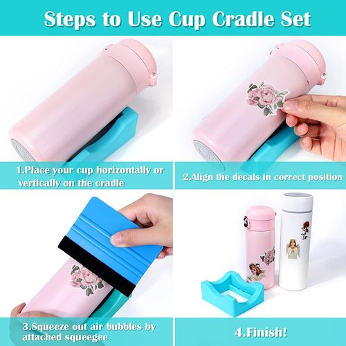Silicone Cup Cradle For Tumblers,  Silicone Anti-Slip Tumbler Holder