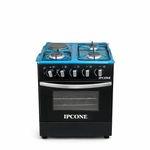 IPCONE 50*55 Cooker 3 Gas 1 Hotplate, Electric Oven,Glass Top, Jet Burners,1YR WARRANTY