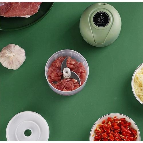 Rechargeable Electric Garlic Masher Garlic Grinder Masher 250ML Onion Chop Vanilla Vegetable Chili Grinder Portable Kitchen Blender