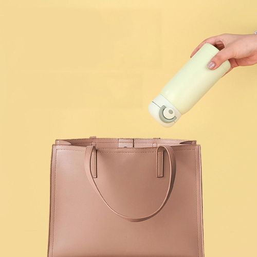 Flushrenic Mini Water Bottle,Thermal Cup With Snap Flip Lid Leak Proof,Cute Insulated Stainless Steel Bottle For Hot &amp; Cold Drink,BPA Free,Perfect for Coffee,beverage,Water,Tea (Green, 350ml)